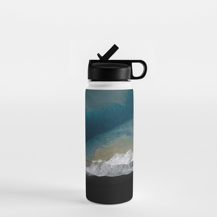  Iceland's Black Sand Beach Landscapes Water Bottle Gallery Image 1