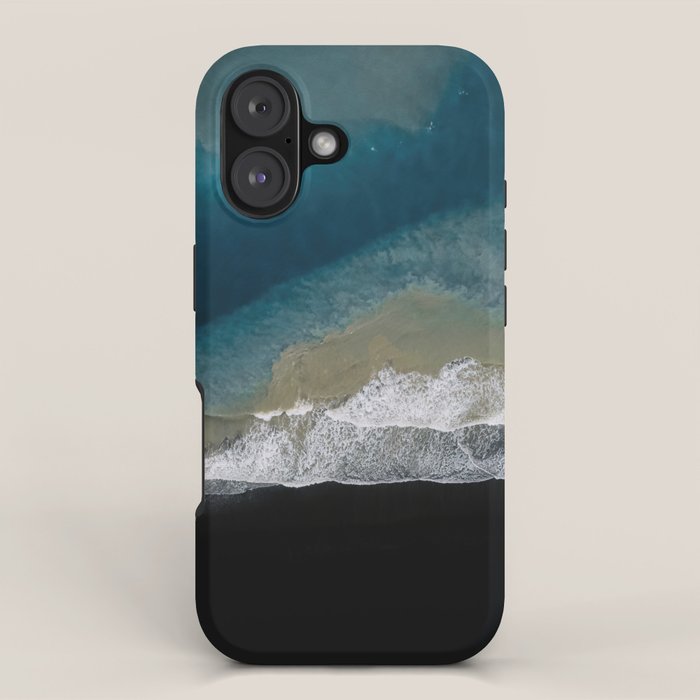  Iceland's Black Sand Beach Landscapes iPhone Case Gallery Image 1