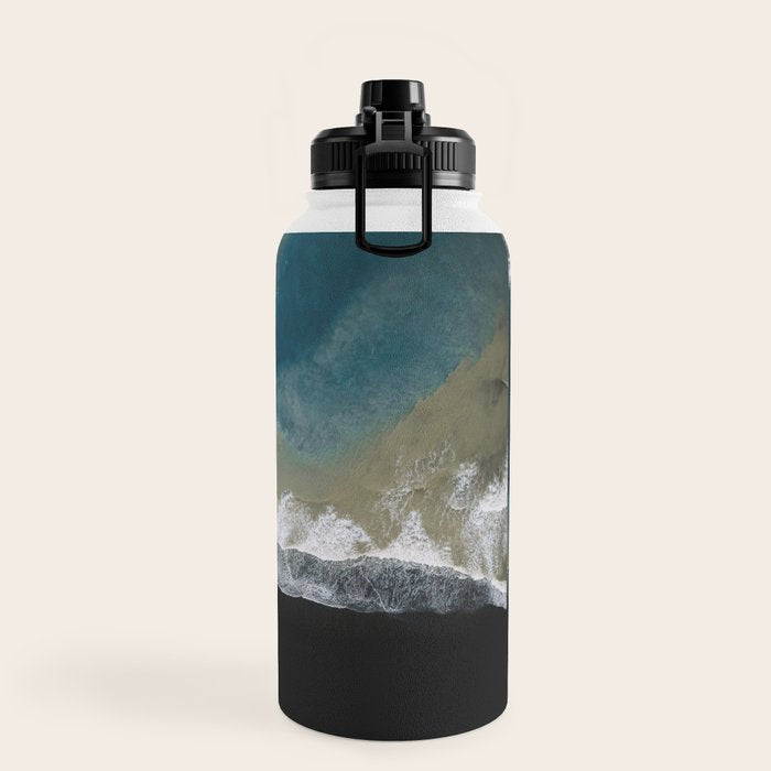  Iceland's Black Sand Beach Landscapes Water Bottle Gallery Image 2