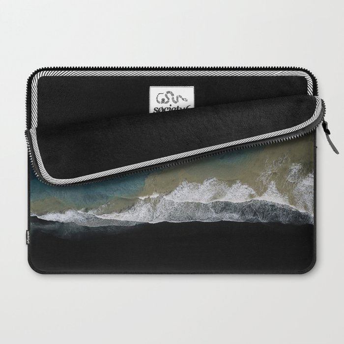  Iceland's Black Sand Beach Landscapes Laptop Sleeve Gallery Image 2
