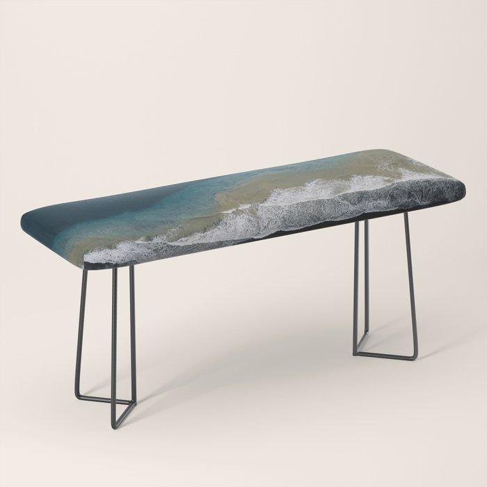  Iceland's Black Sand Beach Landscapes Bench Gallery Image 1