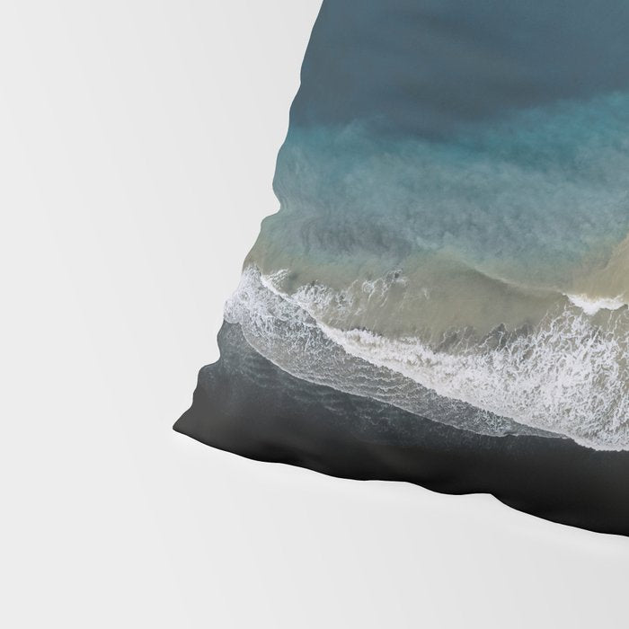  Iceland's Black Sand Beach Landscapes Pillow Sham Gallery Image 4