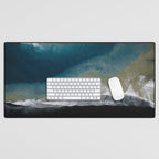  Iceland's Black Sand Beach Landscapes Desk Mat Gallery Image 1