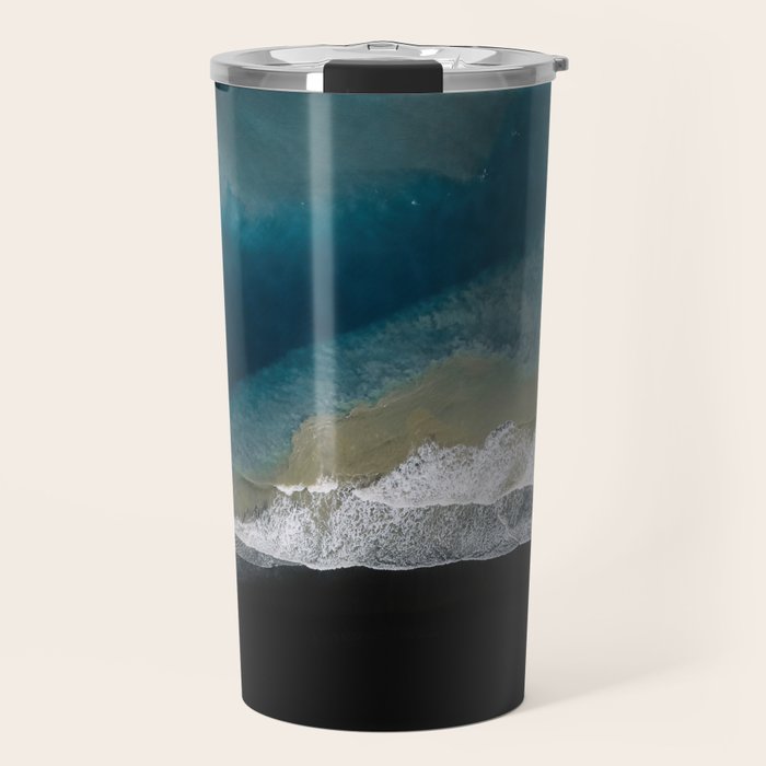  Iceland's Black Sand Beach Landscapes Travel Mug Gallery Image 1