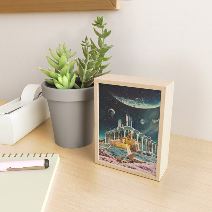 a Postcard from year 2345 Mini Art Print Gallery Image 2