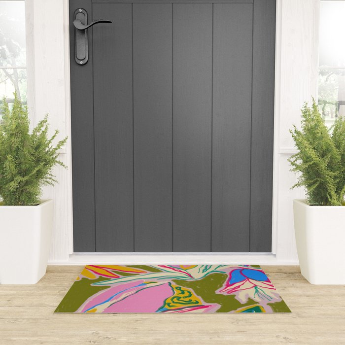 TROPICAL GARDEN Welcome Mat Gallery Image 3