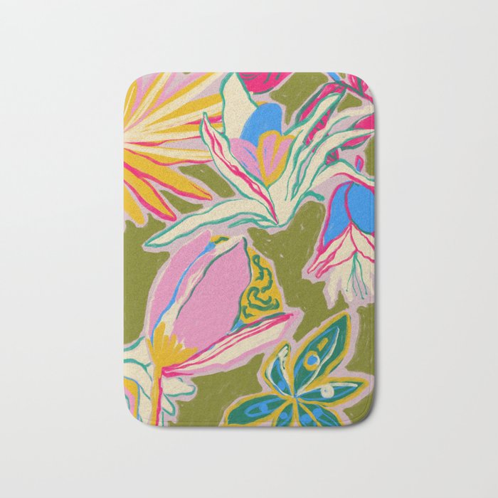 TROPICAL GARDEN Bath Mat Gallery Image 1