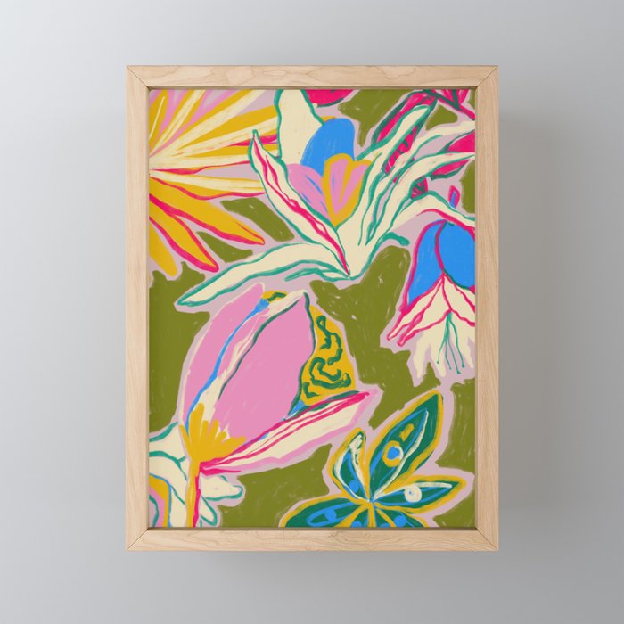 TROPICAL GARDEN Mini Art Print Gallery Image 1