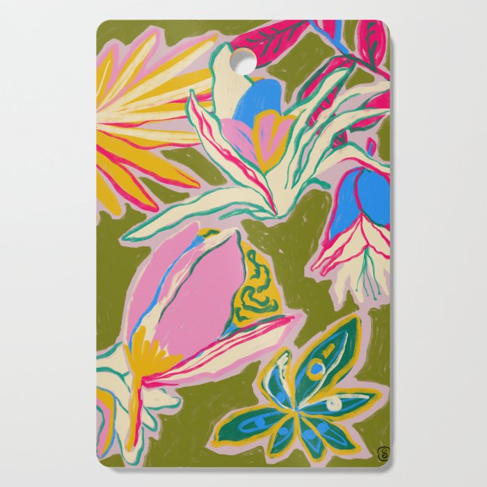 TROPICAL GARDEN Cutting Board Gallery Image 1