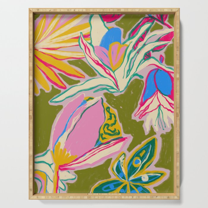 TROPICAL GARDEN Serving Tray Gallery Image 1