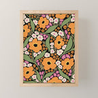 Floral pattern III Mini Art Print Gallery Image 1