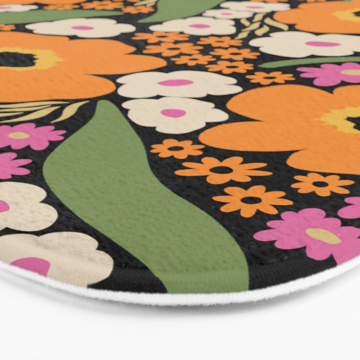 Floral pattern III Bath Mat Gallery Image 3