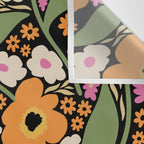 Floral pattern III Wall Tapestry Gallery Image 3