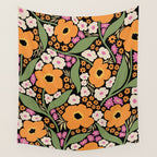 Floral pattern III Wall Tapestry Gallery Image 4