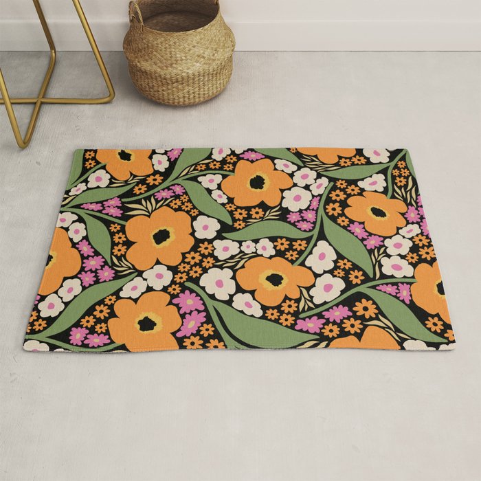 Floral pattern III Rug Gallery Image 1