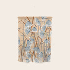 Linocut flower meadow blush Wall Hanging Gallery Image 1