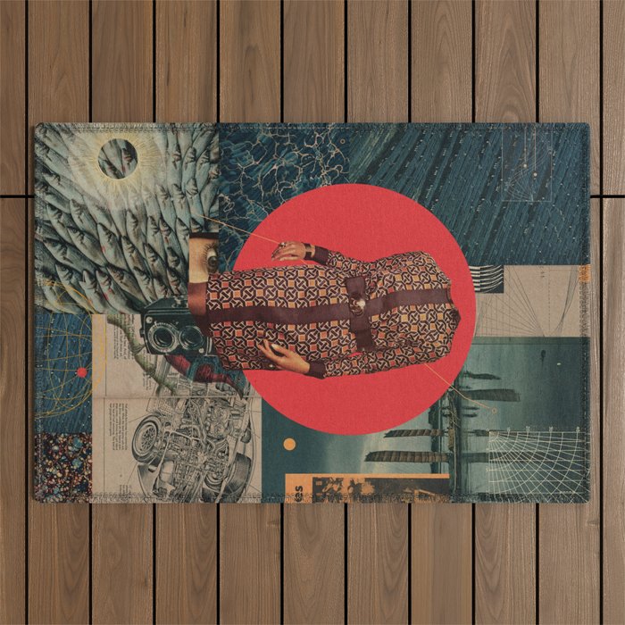 I looked into the Eye of this World Outdoor Rug Gallery Image 1
