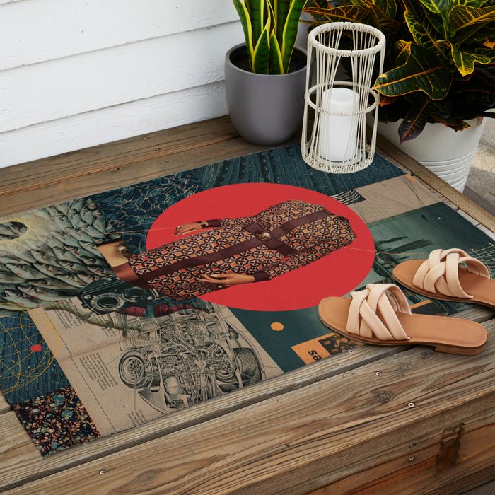 I looked into the Eye of this World Outdoor Rug Gallery Image 2