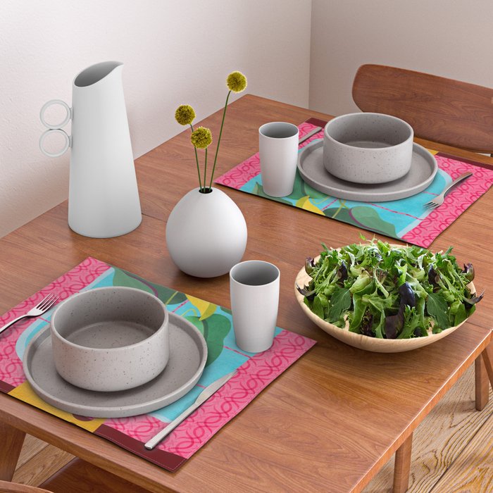Miami Botanic Still Life Placemat Gallery Image 2