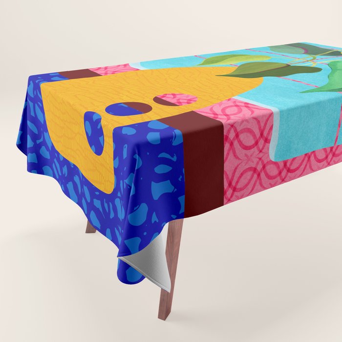 Miami Botanic Still Life Tablecloth Gallery Image 1
