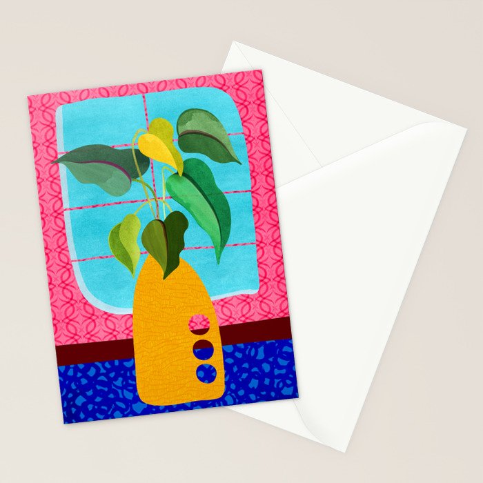 Miami Botanic Still Life Stationery Card Gallery Image 2