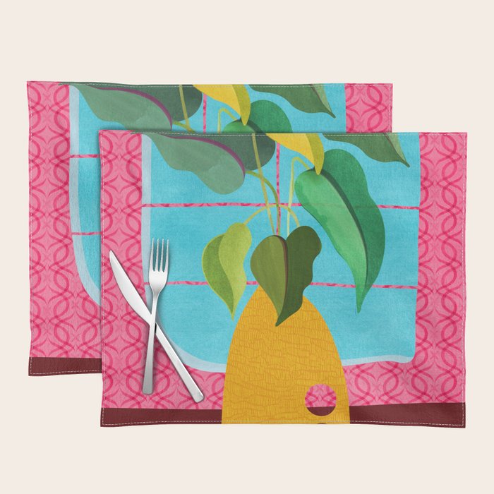 Miami Botanic Still Life Placemat Gallery Image 1
