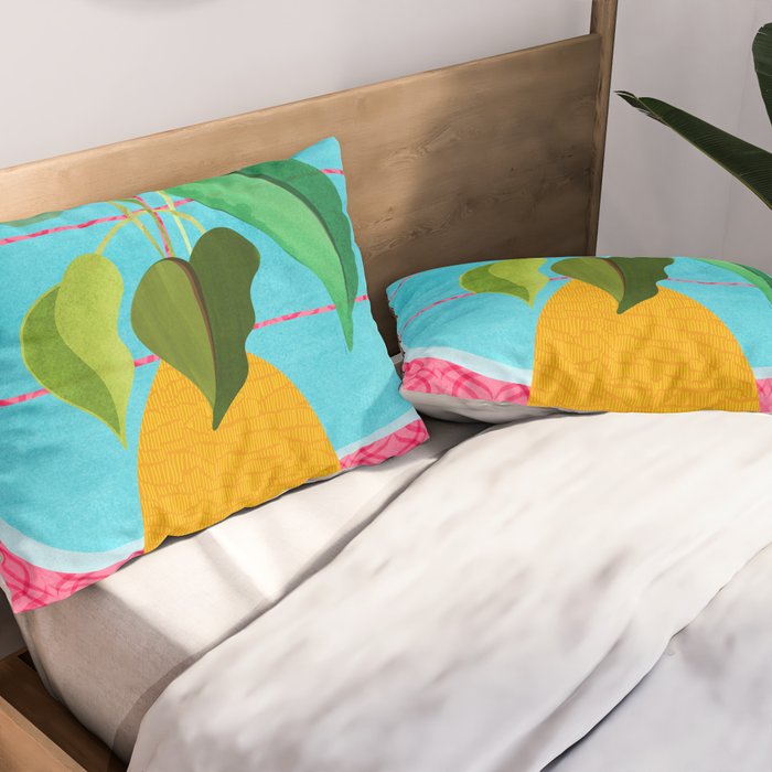 Miami Botanic Still Life Pillow Sham Gallery Image 2