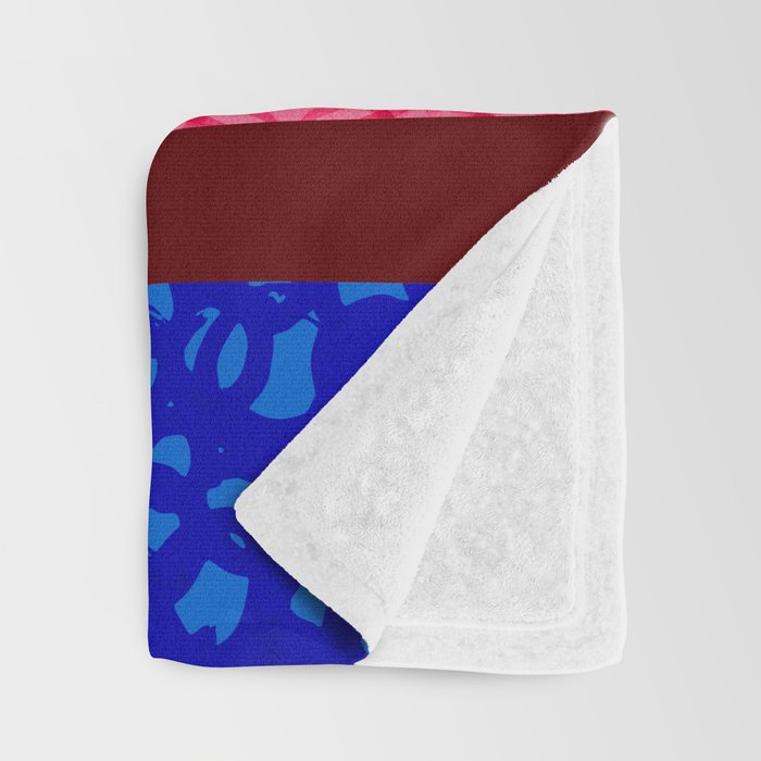 Miami Botanic Still Life Throw Blanket Gallery Image 3
