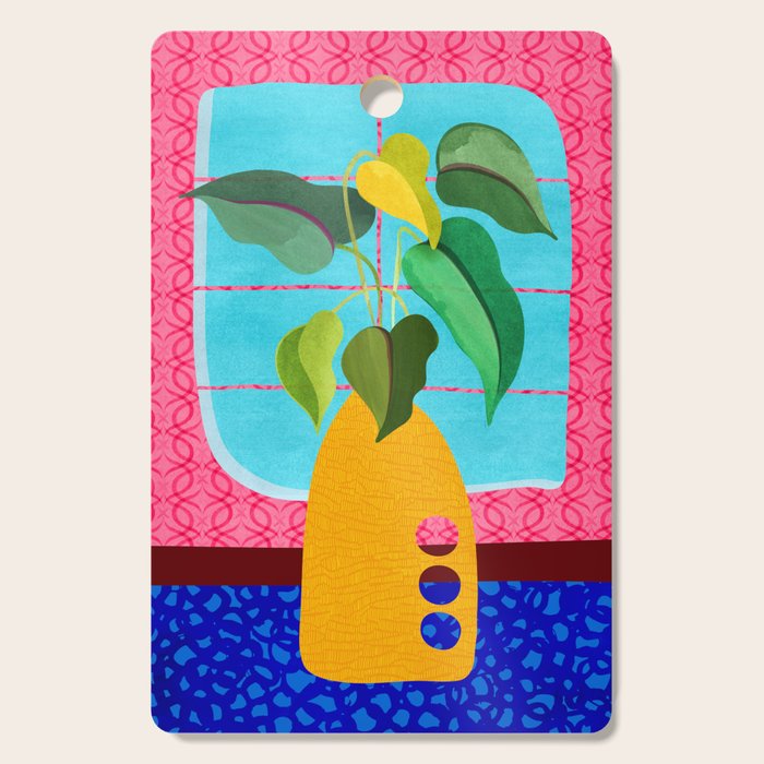Miami Botanic Still Life Cutting Board Gallery Image 1