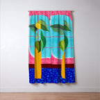 Miami Botanic Still Life Window Curtain Gallery Image 3