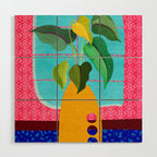 Miami Botanic Still Life Wood Wall Art Gallery Image 1