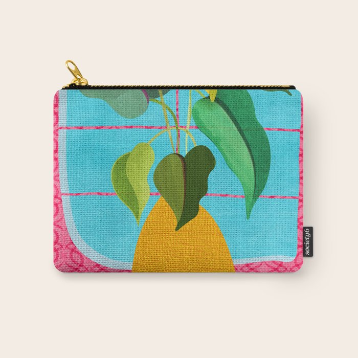 Miami Botanic Still Life Carry All Pouch Gallery Image 1