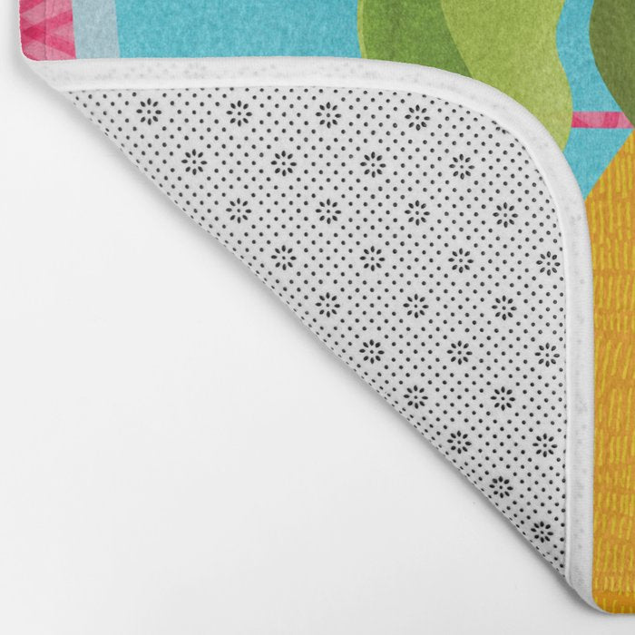 Miami Botanic Still Life Bath Mat Gallery Image 2