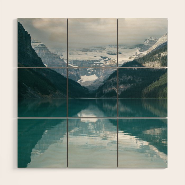 Lake Louise Wood Wall Art Gallery Image 1