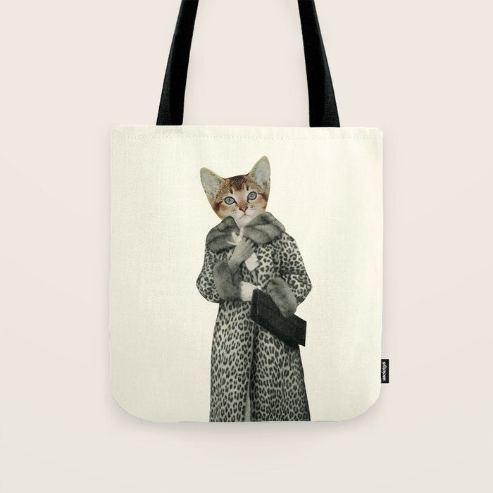 Kitten Dressed as Cat Tote Bag Gallery Image 1