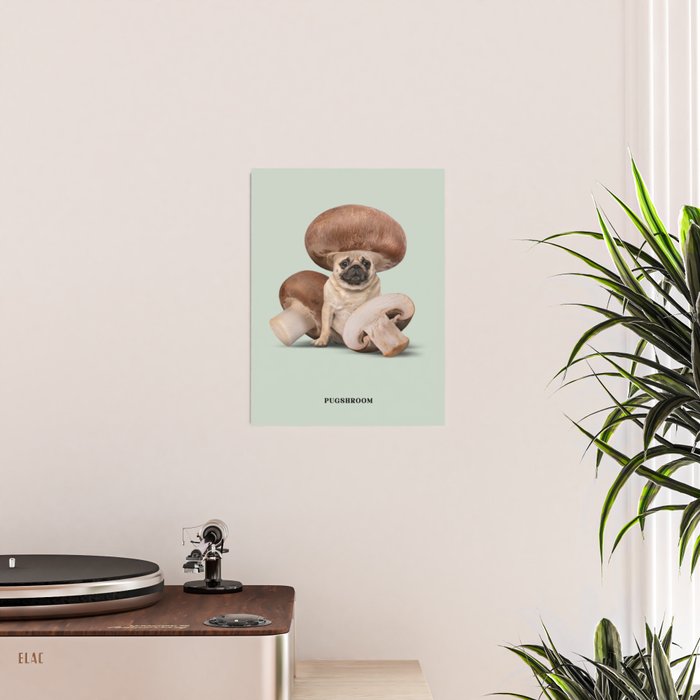 Pugshroom Poster Gallery Image 2