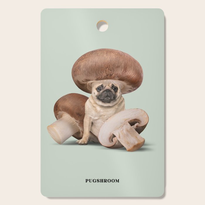 Pugshroom Cutting Board Gallery Image 1