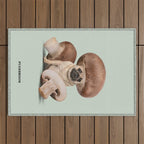 Pugshroom Outdoor Rug Gallery Image 1