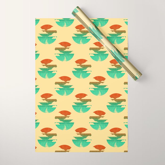 Go West (sail away in my boat) Wrapping Paper Gallery Image 1