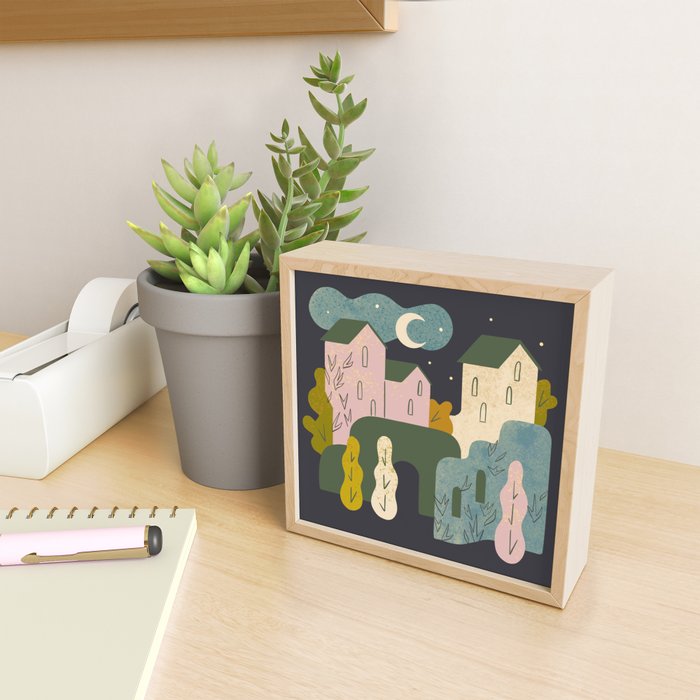 Ancient Village Mini Art Print Gallery Image 2