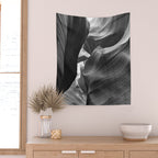 ANTELOPE CANYON XXVI / Arizona Desert Wall Tapestry Gallery Image 2
