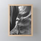 ANTELOPE CANYON XXVI / Arizona Desert Mini Art Print Gallery Image 1