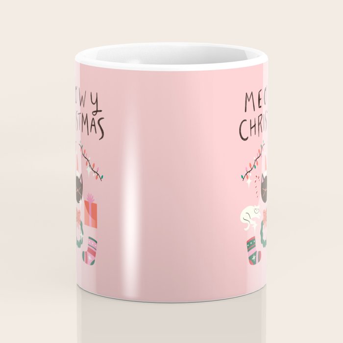 Meowy Christmas Coffee Mug Gallery Image 4