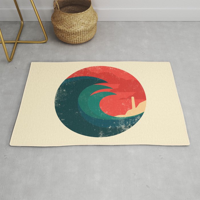 The wild ocean Rug Gallery Image 1