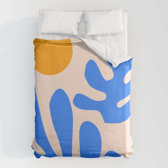 Henri Matisse - Leaves - Blue Duvet Cover Gallery Image 1