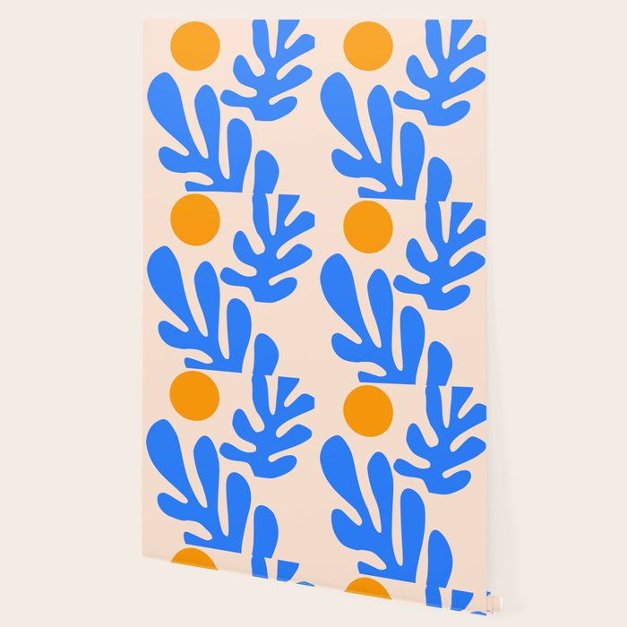 Henri Matisse - Leaves - Blue Wallpaper Gallery Image 2