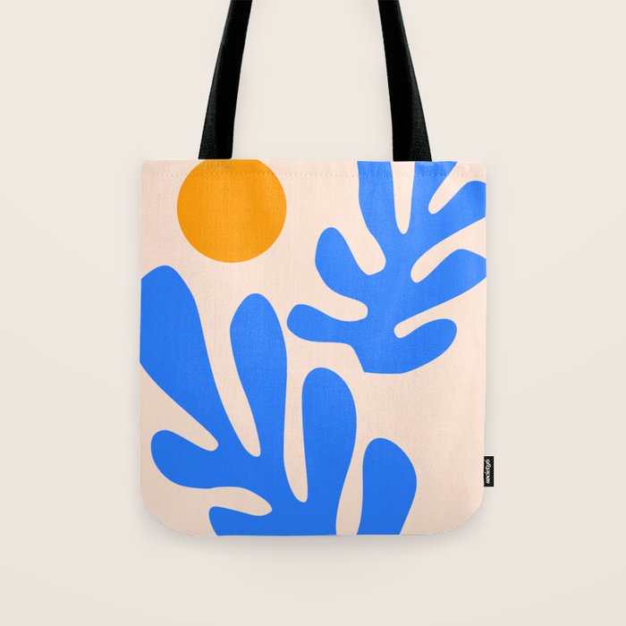 Henri Matisse - Leaves - Blue Tote Bag Gallery Image 1