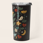 Folk Floral | Fall Colors Travel Mug Gallery Image 2
