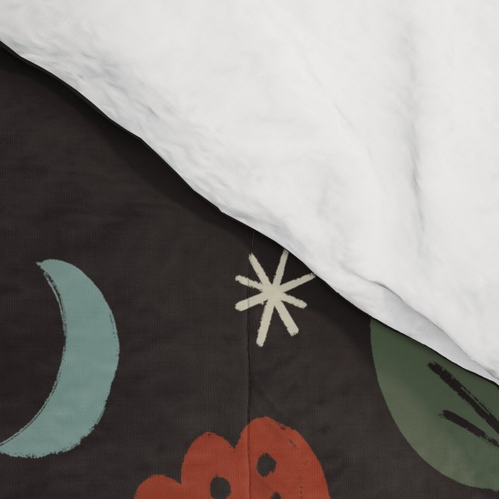 Folk Floral | Fall Colors Comforter Gallery Image 4