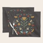 Folk Floral | Fall Colors Placemat Gallery Image 1
